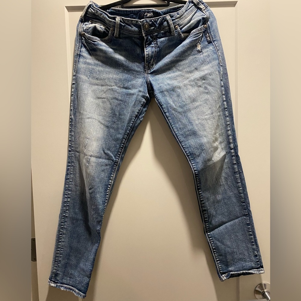 Woman's Silver Jeans